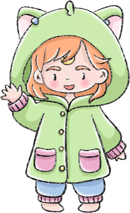 illustration pilou chat salut